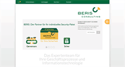 Desktop Screenshot of beris-consulting.de